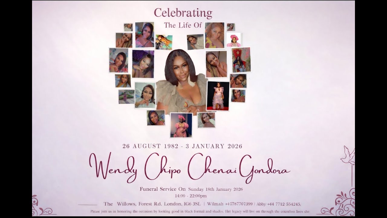 Celebrating The Life Of Wendy Chipo Chenai Gondora
