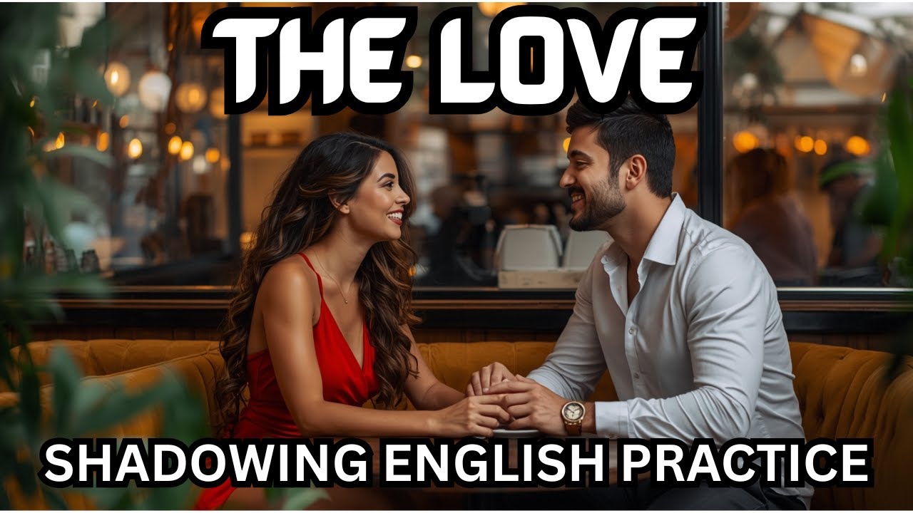 Learn English With a Sweet Coffee Shop Love Story | Shadowing English conversation practice