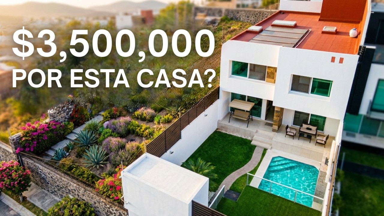‼️🏡Casa en Cuernavaca $3,500,000 | 4 Rec&aacute;maras, Alberca Climatizada y Roof Garden cerca de Burgos‼️🏡