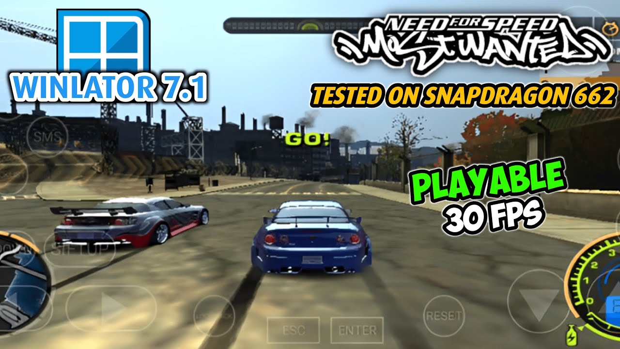 Nfs Most Wanted | Winlator 7.1 | Playable Snapdragon 662