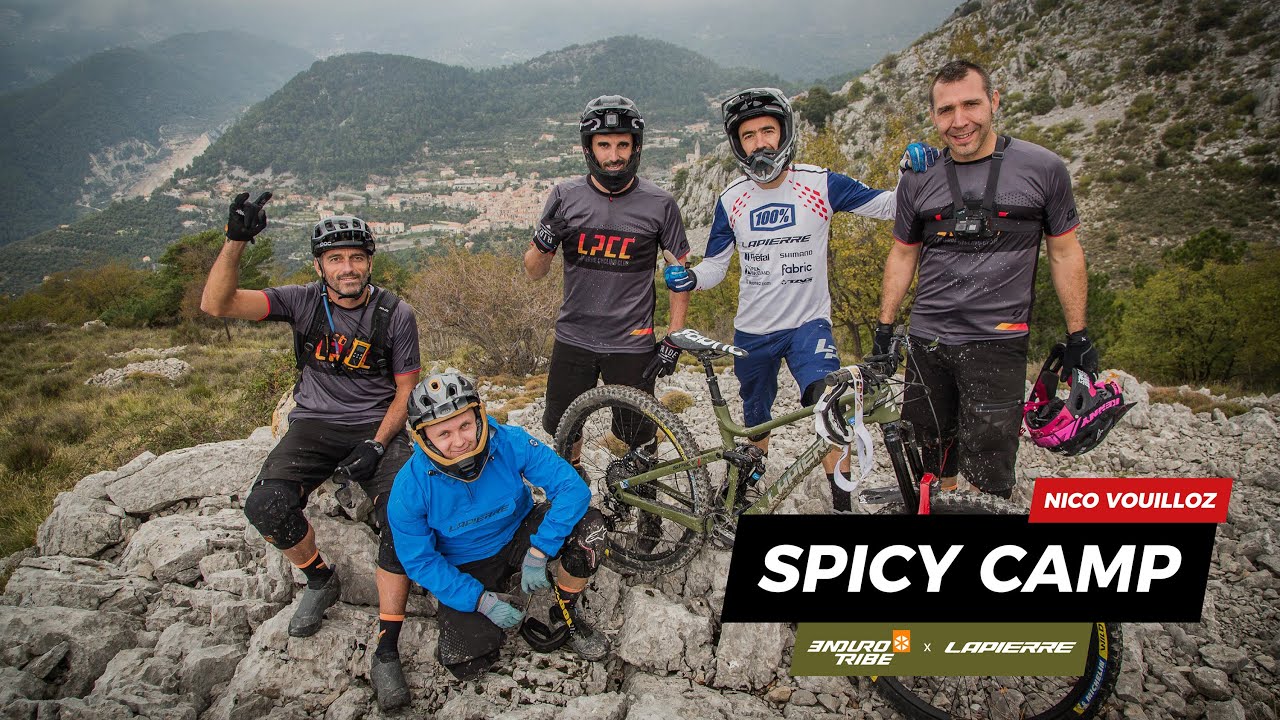 Lapierre Spicy Camp - 3 lecteurs Endurotribe chez Nico Vouilloz !