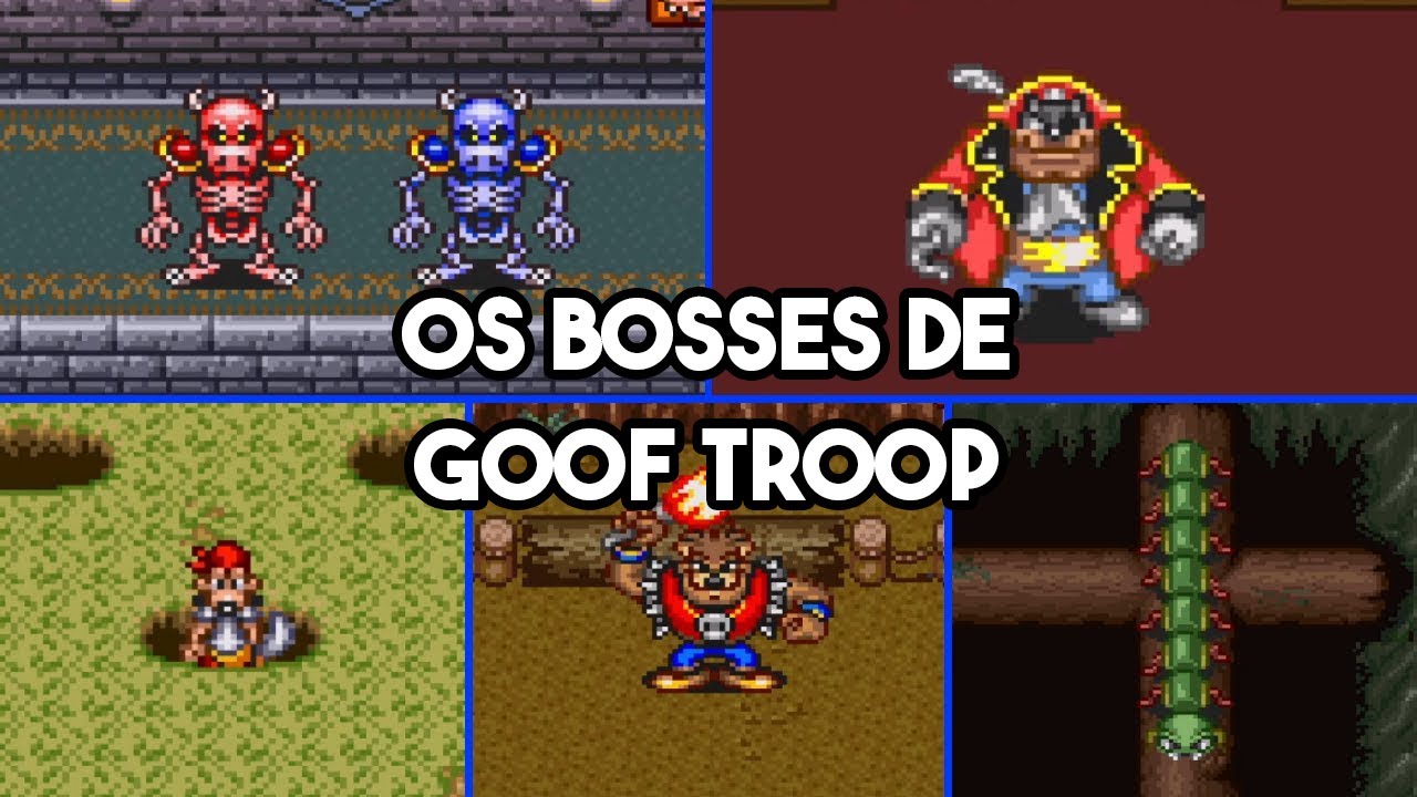 Todos os Bosses de Goof Troop (Pateta e Max) Super Nintendo