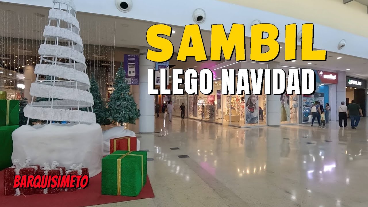 Multitudes y luces: la Navidad llegó al Sambil Barquisimeto 2025 | Venezuela