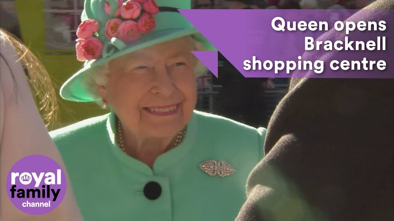 The Queen opens Bracknell's new Lexicon shopping centre