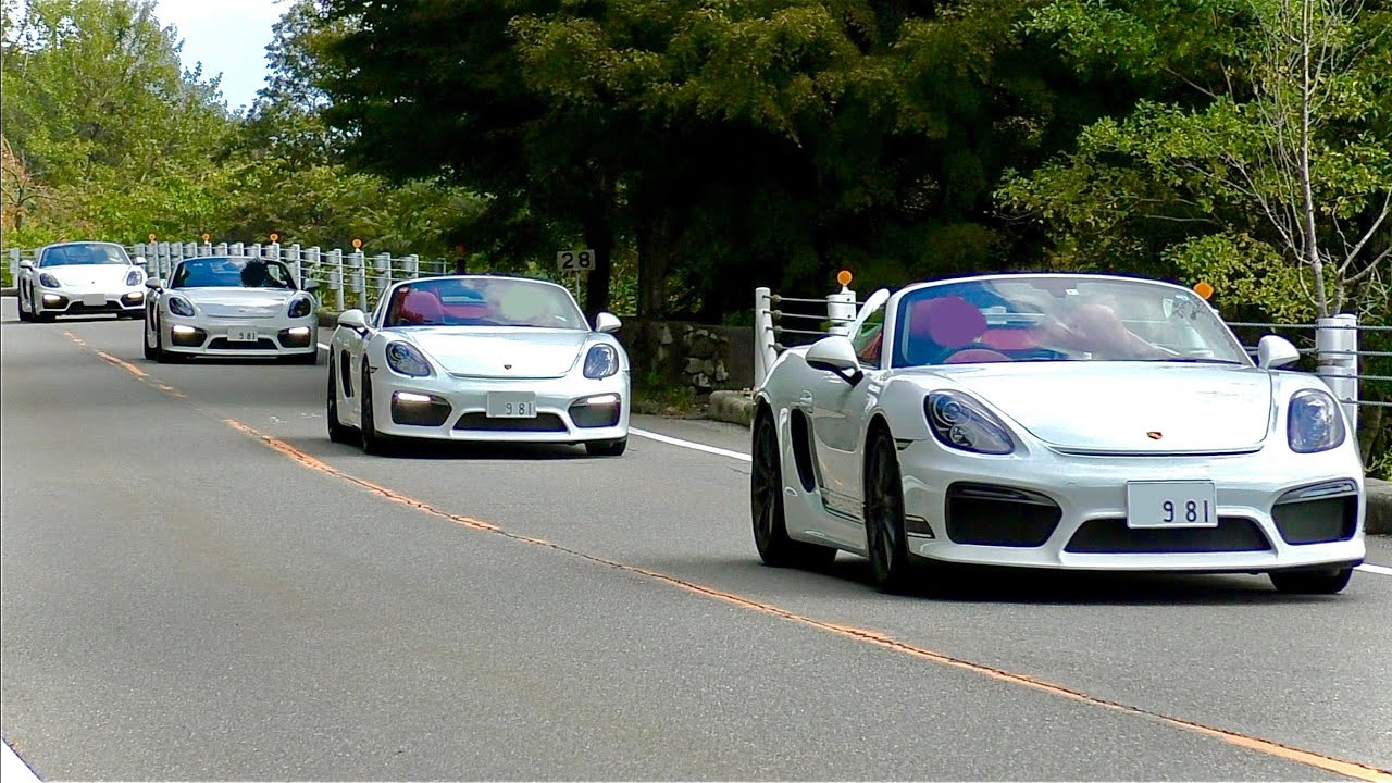【GT4RS , GT3】芦有ドライブウェイを走るポルシェ‼️サウンド マフラー音