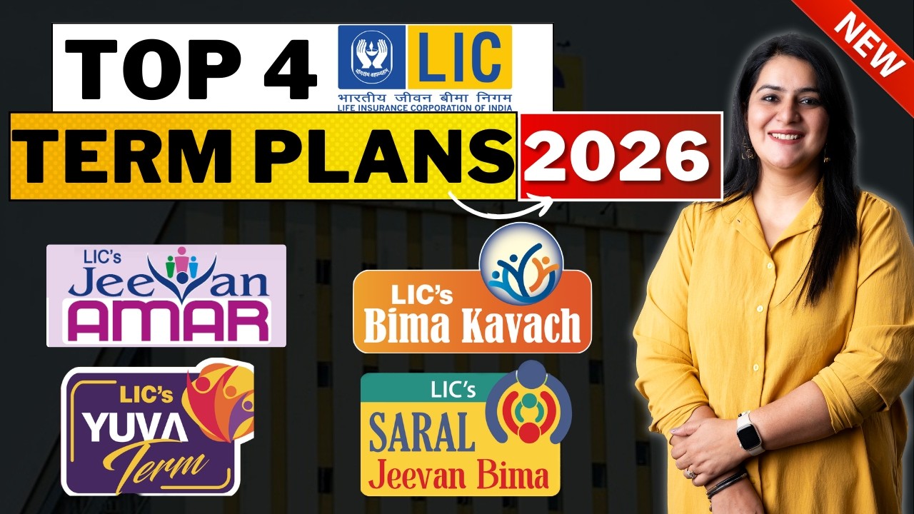 Best LIC Term Plans in 2026 | Top 4 LIC Term Plans | LIC के बेस्ट टर्म प्लान | Gurleen Kaur Tikku