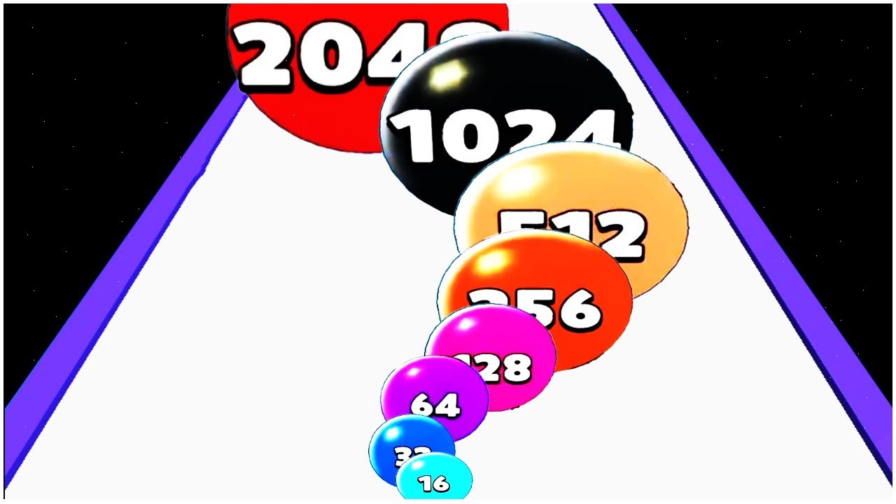 Bounce Ball 2048 - Gameplay Walkthrough - Levels 21-37