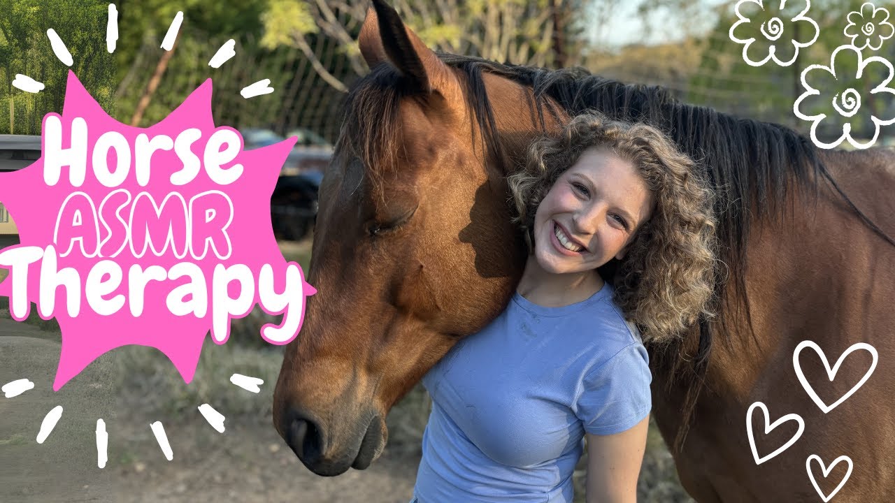 🎧 ASMR Horse Therapy with Charlie & Aurora | Neurodivergent Journey & Gentle Grooming