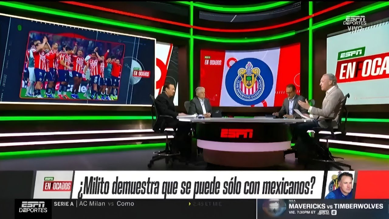 Reporte De Chivas : ¿Milito demuestra que se puede sólo con mexicanos?
