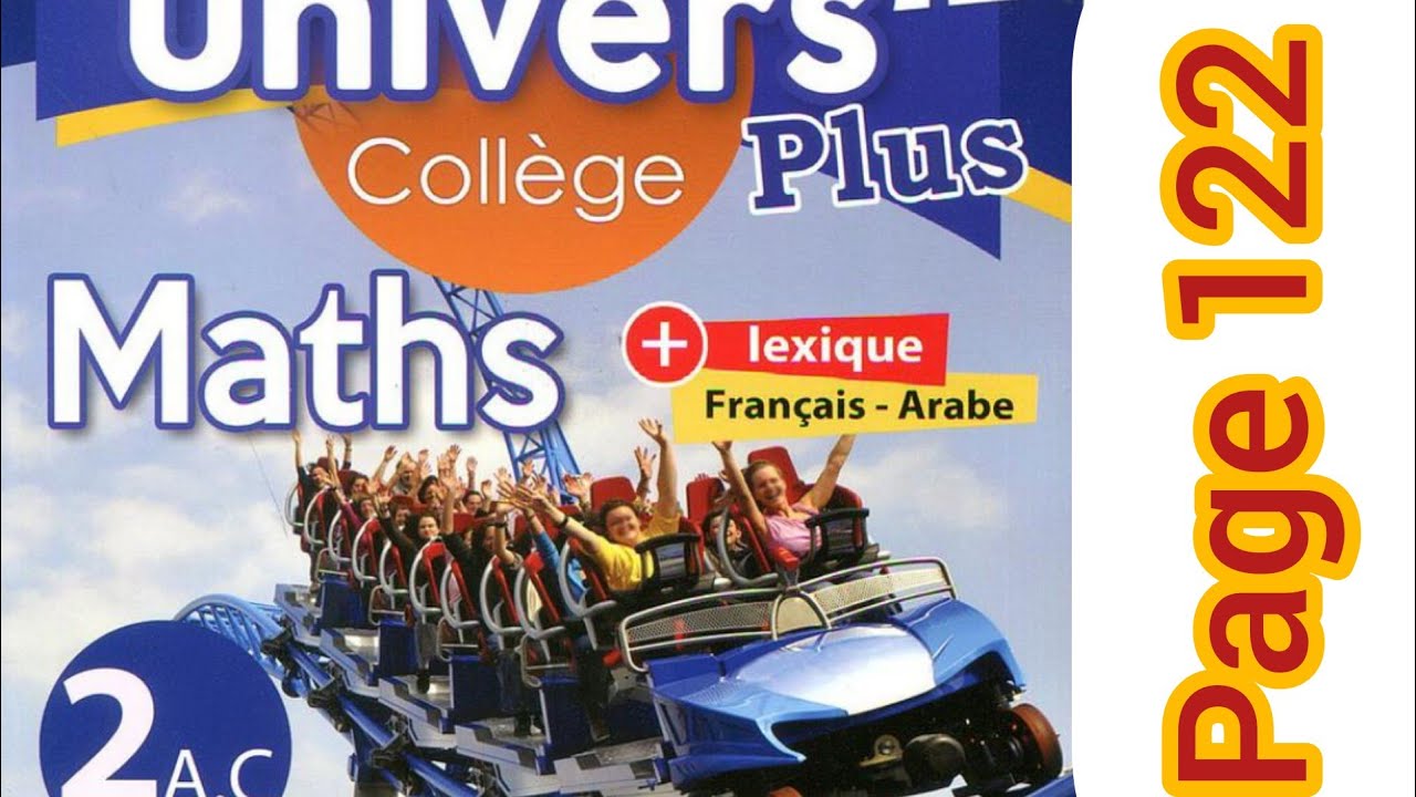 maths deuxième année collège page 122 exercice 2 univers plus