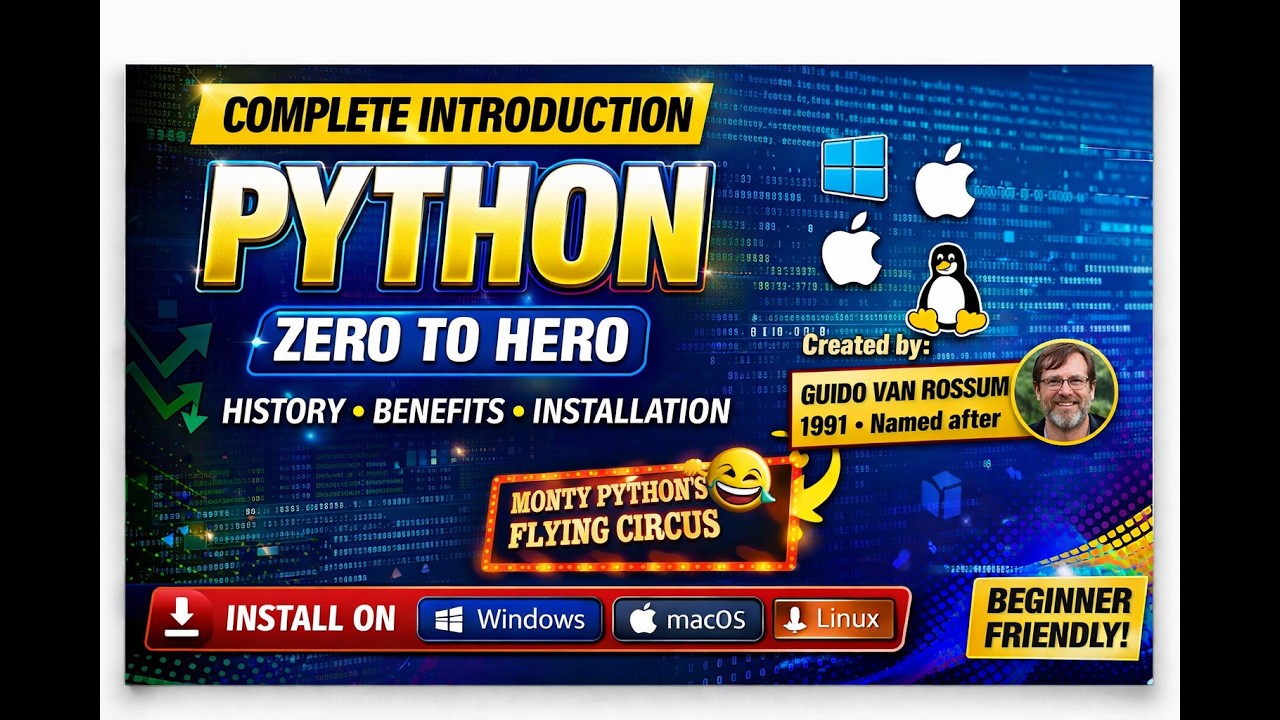 Изучение Python для начинающих 🐍 | Полное введение + пошаговое руководство по настройке