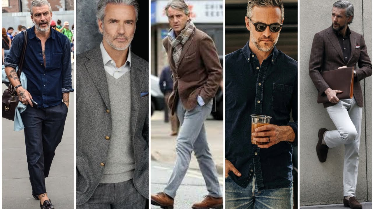 Older Men Fashion 2025 | Older Men Outfit Ideas | Best Older Man Outfits | Just Men's Fashion