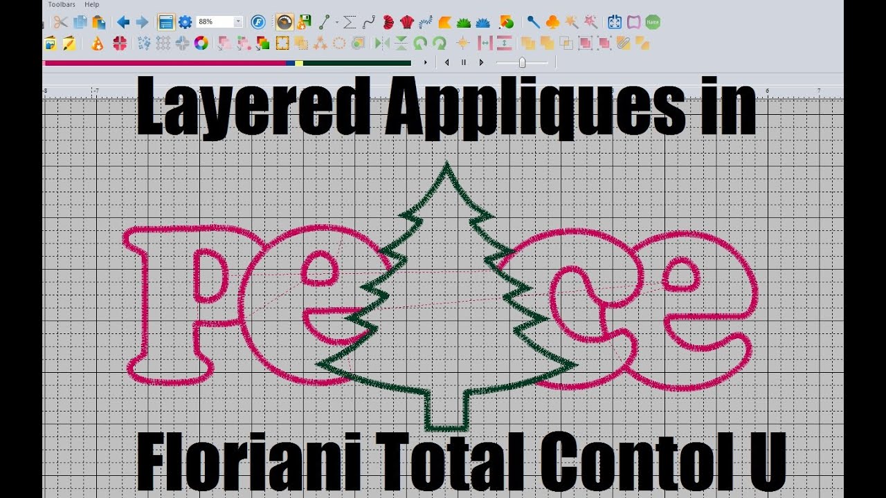 December Floriani Club - Overlapping Appliques
