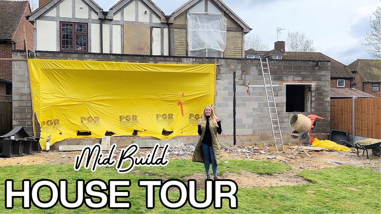 RENOVATION HOUSE TOUR MID BUILD 😱 RENO UPDATE #3 | BUILDING OUR DREAM HOME!