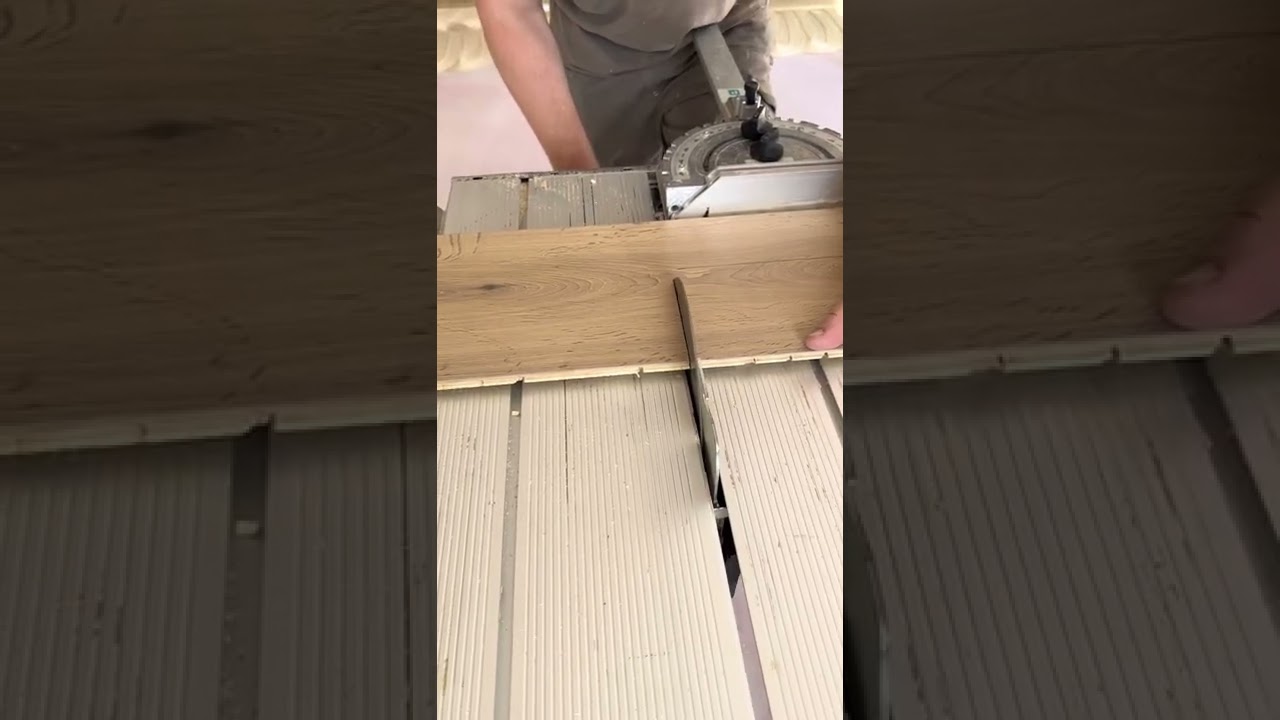 Parkett perfekt zuschneiden