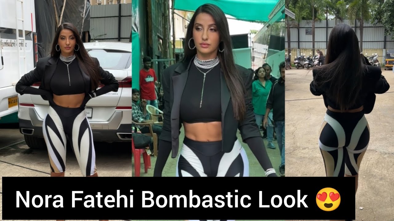 Uff Garmi Nora Fatehi Bombastic Look🔥GRAB The Attention Evryone With Her Hot Look At Hip Hop India
