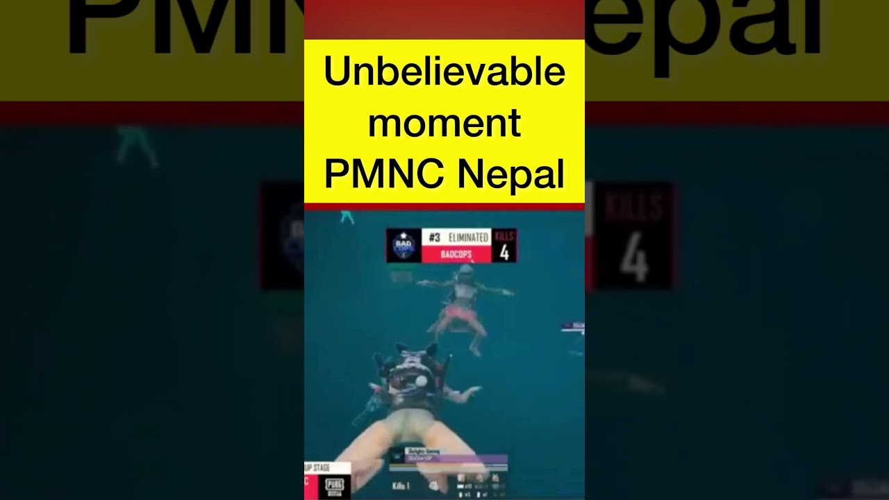 Unbelievable moment | PUBG mobile | PMNC Nepal | PUBG WhatsApp status 2021
