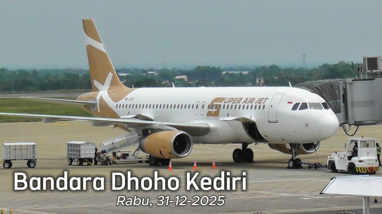 Penerbangan Akhir Tahun 2025 | Bandara Dhoho Kediri