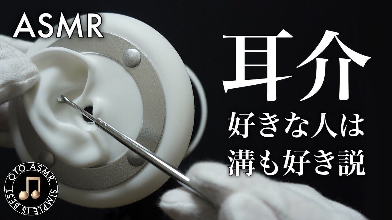 【耳介ASMR】雑耳かきで溝だけ狙い鼓膜にゾワゾワ刺激を与える睡眠導入〜ステンレス/綿棒/竹耳かき〜