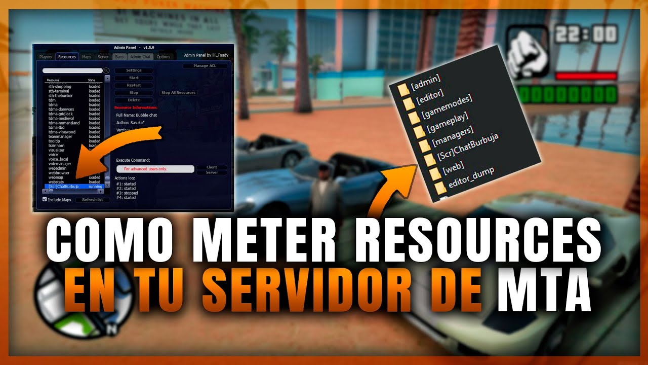 COMO METER RESOURCES EN TU SERVIDOR DE MTA | MTA:SA | GTA | SAN ANDREAS