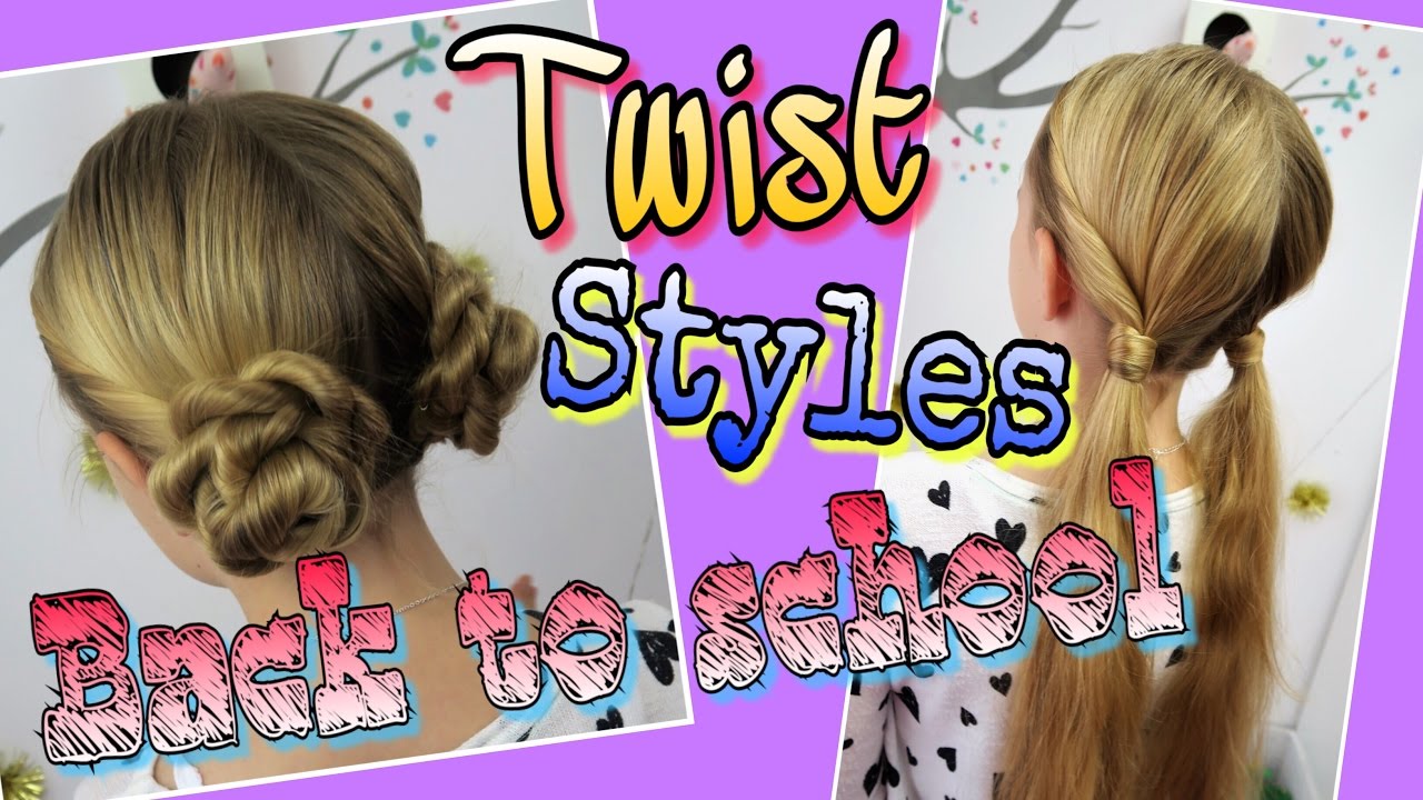 2 BACK TO SCHOOL Twist Frisuren coole Mädchen Zöpfe&Frisuren