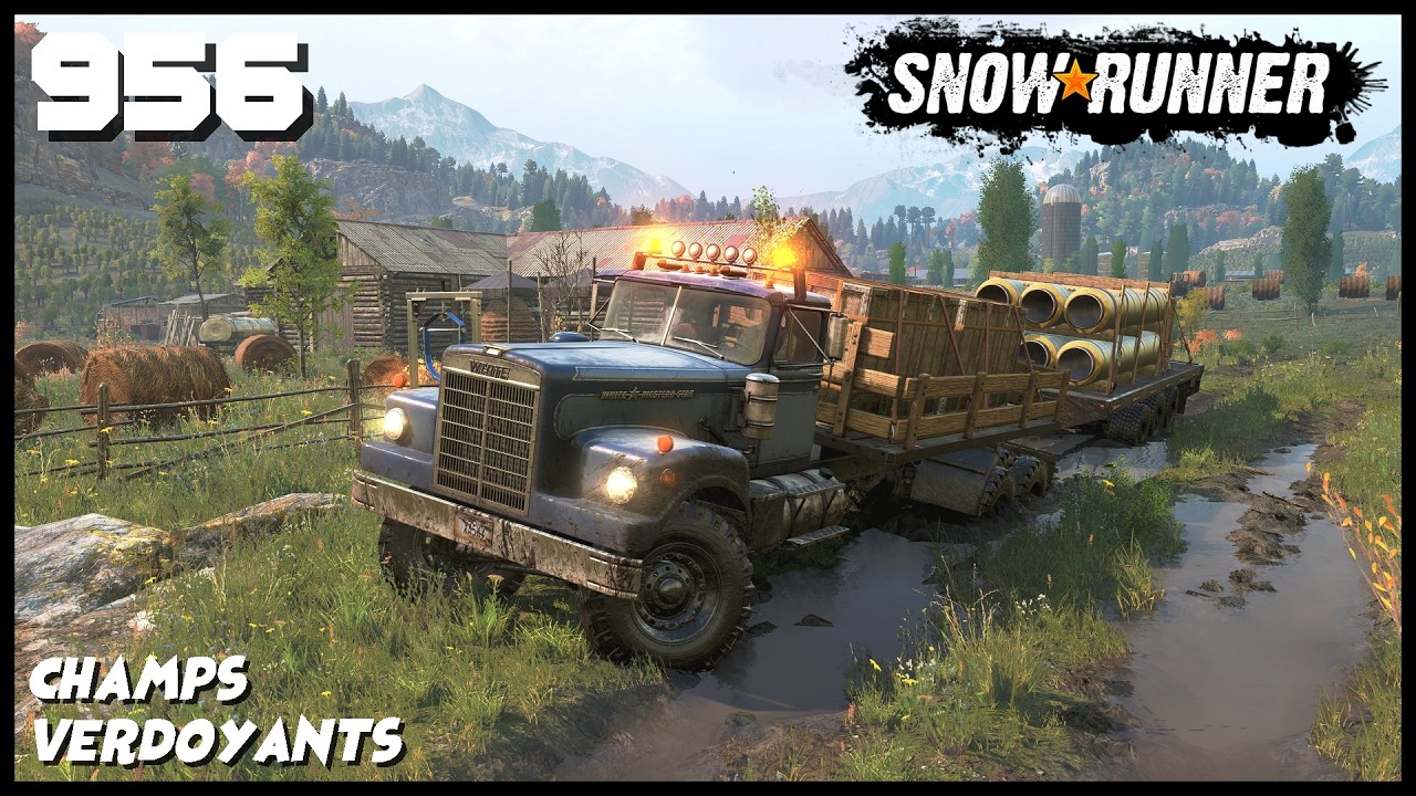 S17 : Champs verdoyants - Snowrunner #956 FR Serie X