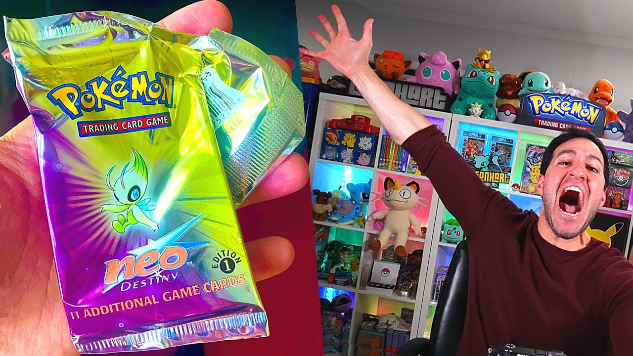 *I PULLED A 1ST EDITION SHINY POKEMON CARD!* Vintage Packs Opening
