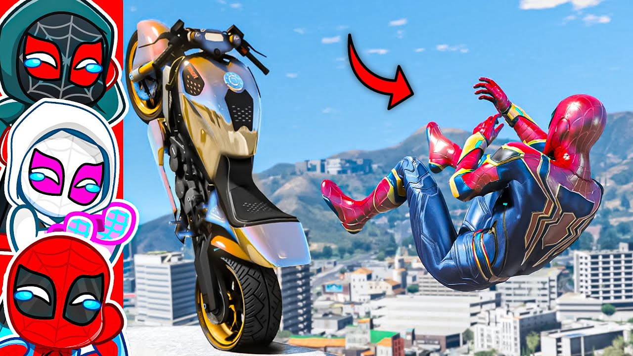 SPIDERMAN GTA 5 Funniest RAGDOLL Clips! (Try Not To Laugh!)