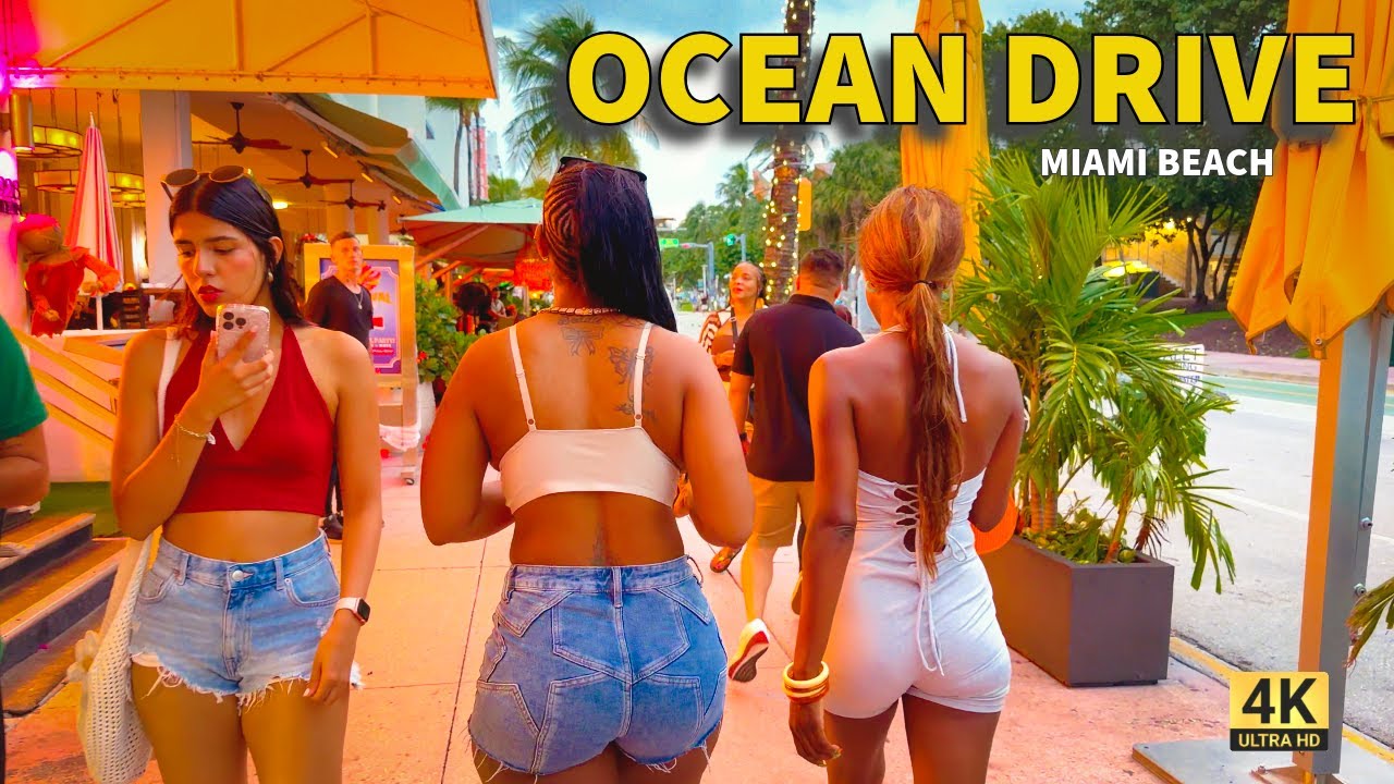 OCEAN DRIVE MIAMI 🌆 | The Magic of Miami Beach After Sunset