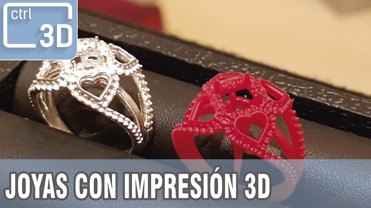 JOYAS REALIZADAS GRACIAS A LA IMPRESIÓN 3D !!!! | Video en Español