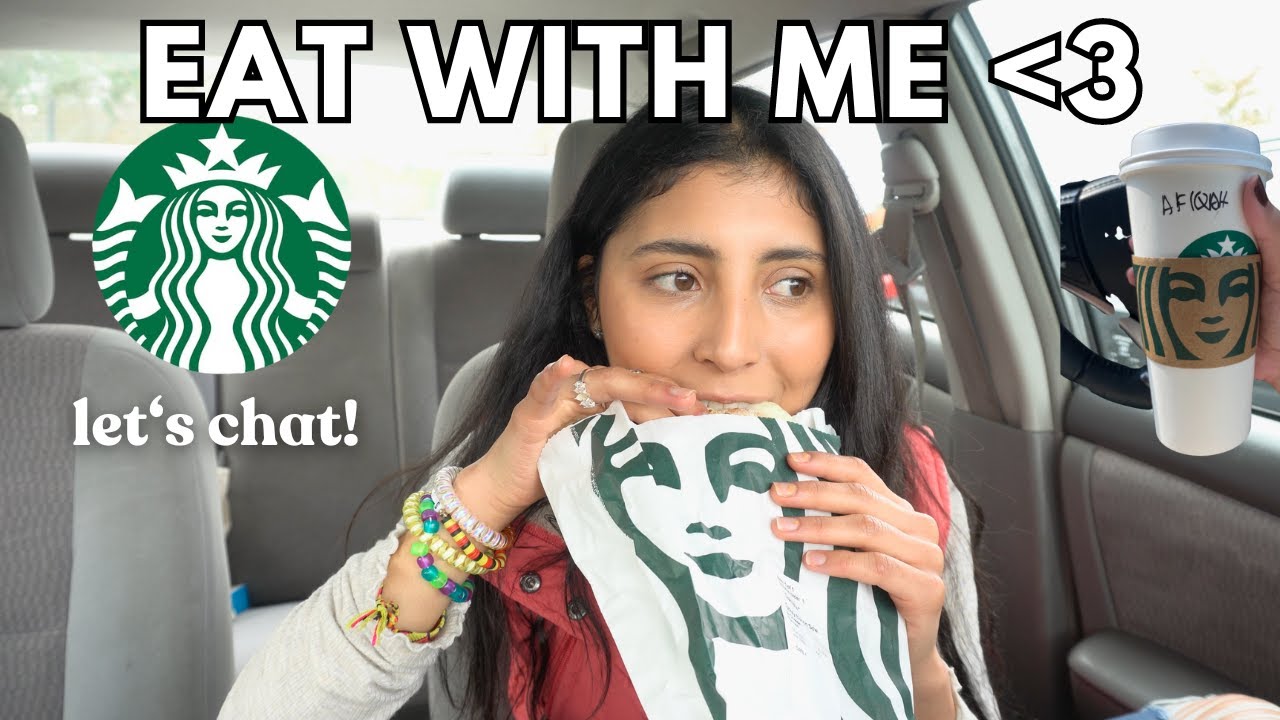 EAT WITH ME (Letting the person in front of me choose what I get + answering all your questions!)