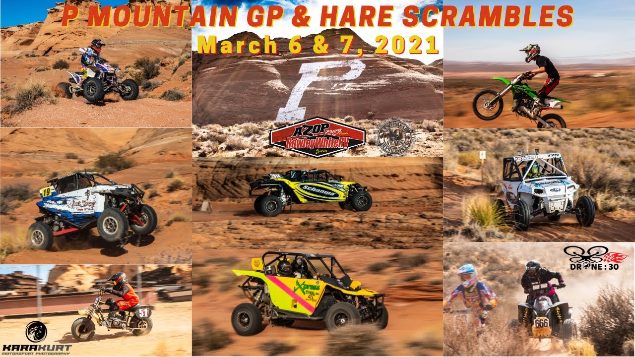 Official 2021 AZOP P-Mountain OffRoad Challenge | Grand Prix & Hare Scrambles in Page, AZ! 🏁