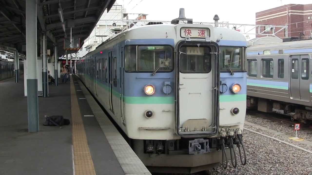 【115系飯田線へ】快速みすず 飯田行、松本を発車！