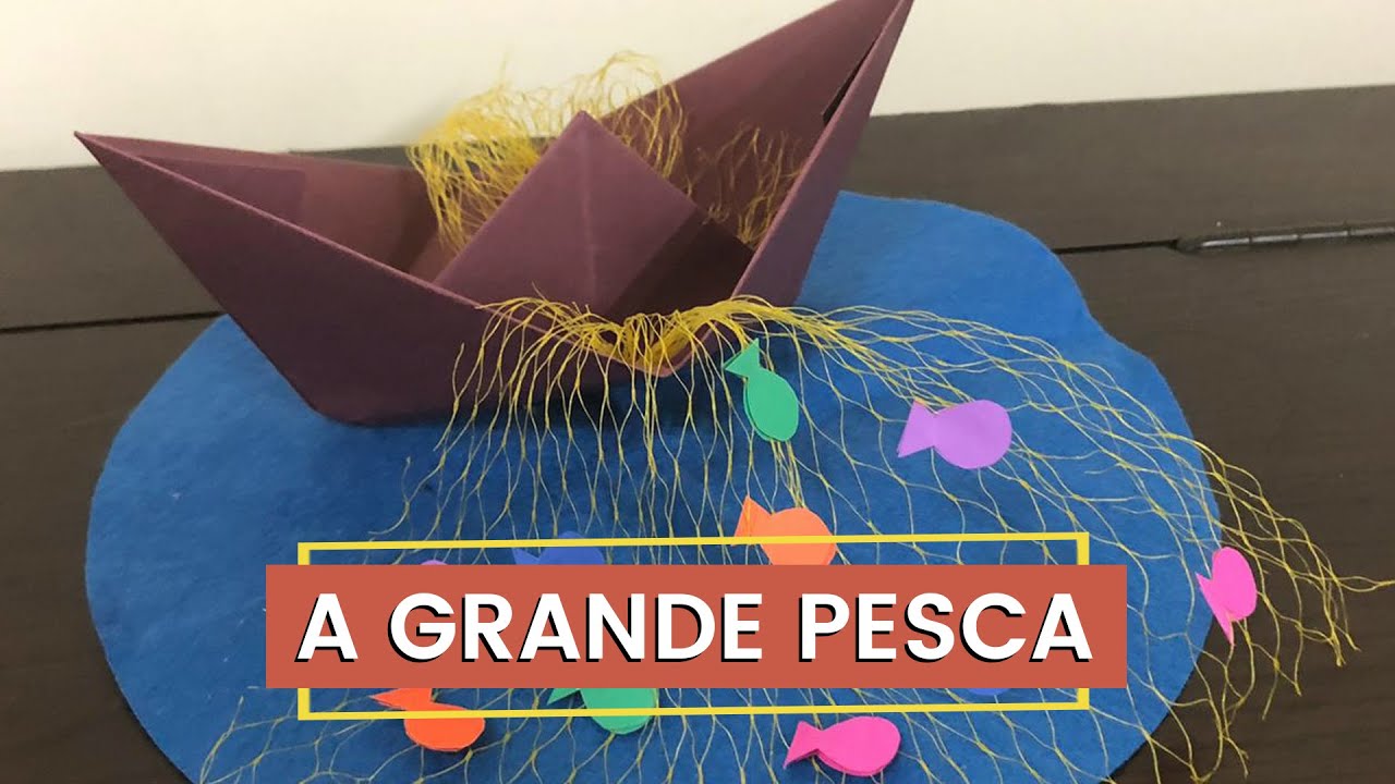 Trabalhos Manuais em Casa - A Grande Pesca 🐟