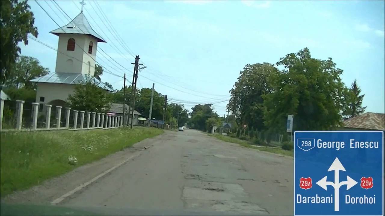 Romania: DJ298 / DN29A Cristinești - Darabani