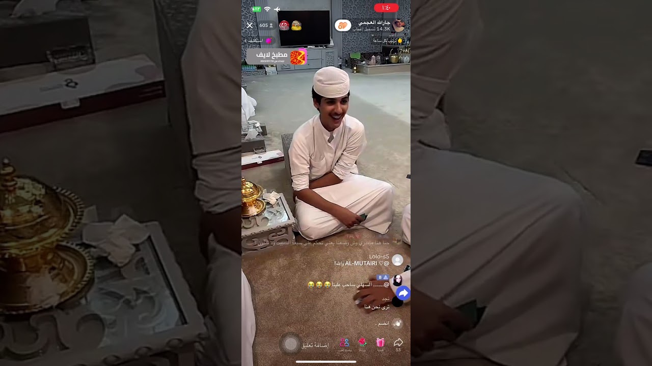 بث جارالله العجمي في تيك توك بتاريخ ٦ أكتوبر #محمد_جارالله_السهلي