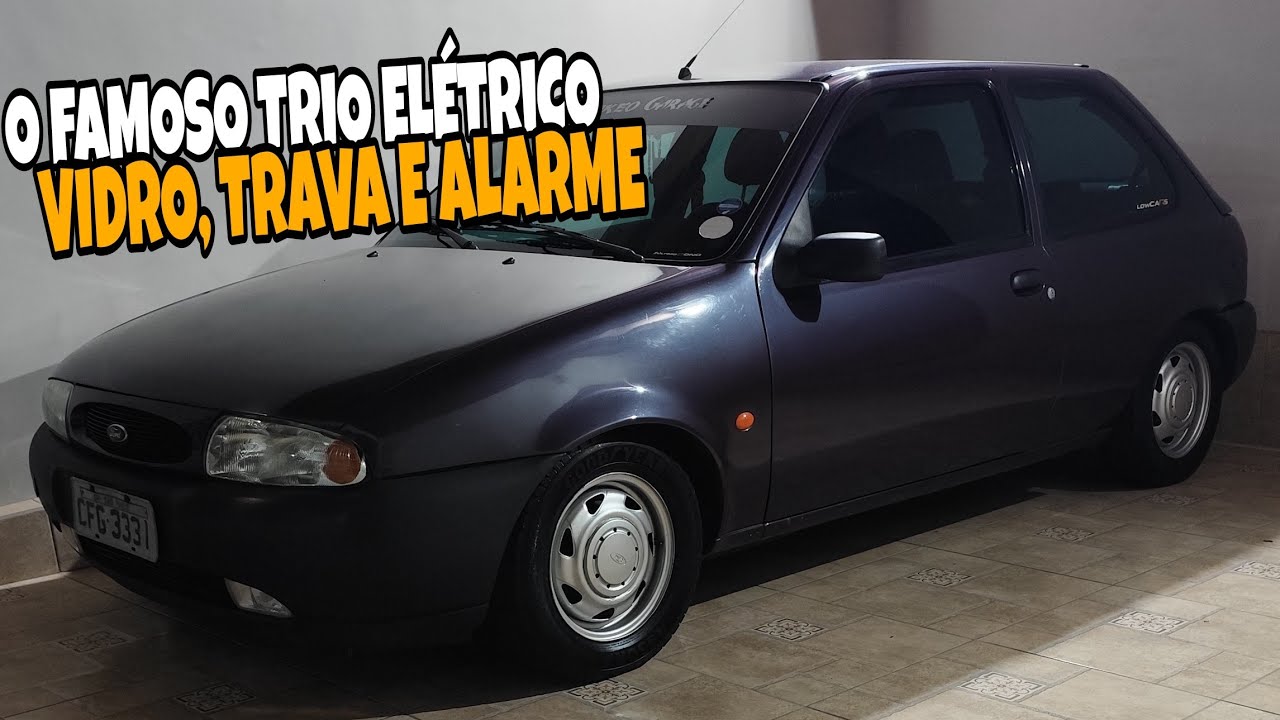 INSTALANDO ALARME VIDRO E TRAVA ELÉTRICA NO FIESTA