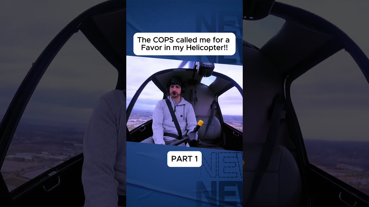The COPS called me for a Favor in my Helicopter!!