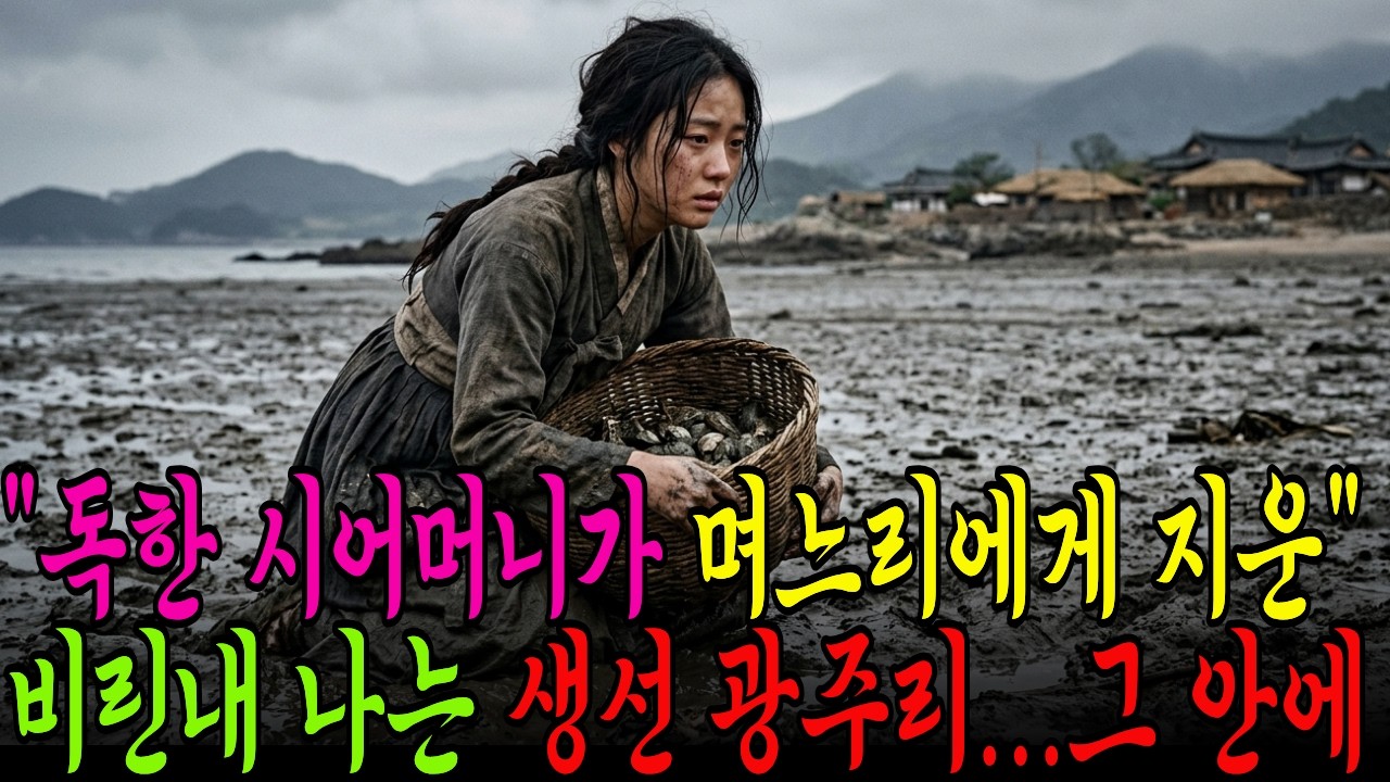 독한 시어머니가 며느리에게 지운 생선 광주리...열어보니 충격적인 진실 | 야담|  옛날이야기|  오디오북|  수면동화 | 전설|  민담