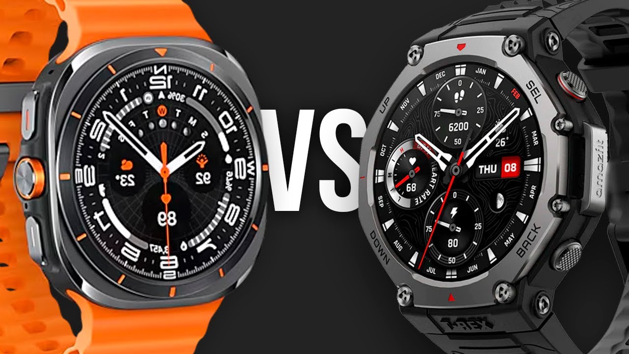 Comparativo: GALAXY WATCH ULTRA vs AMAZFIT T-REX 3 - Qual vale mais a pena?