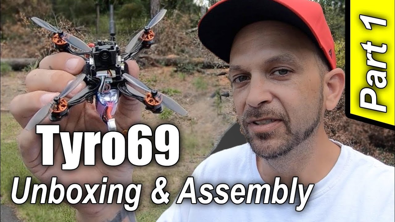 Eachine Tyro 69 toothpick size unboxing and assembly part 1