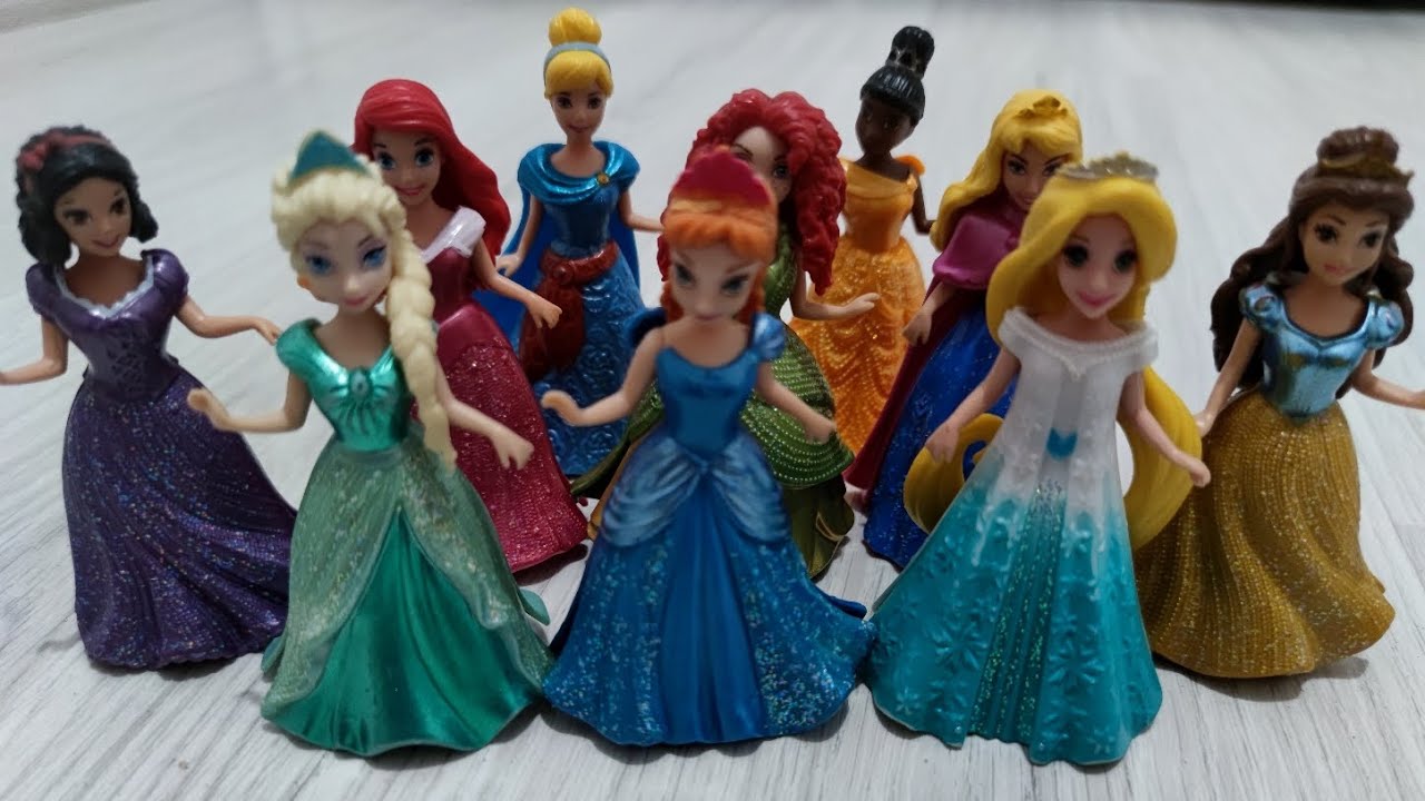 Disney Princesses vs Kuromi & Hello Kitty bag unboxing Satisfying ASMR DIY doll dress Miniature