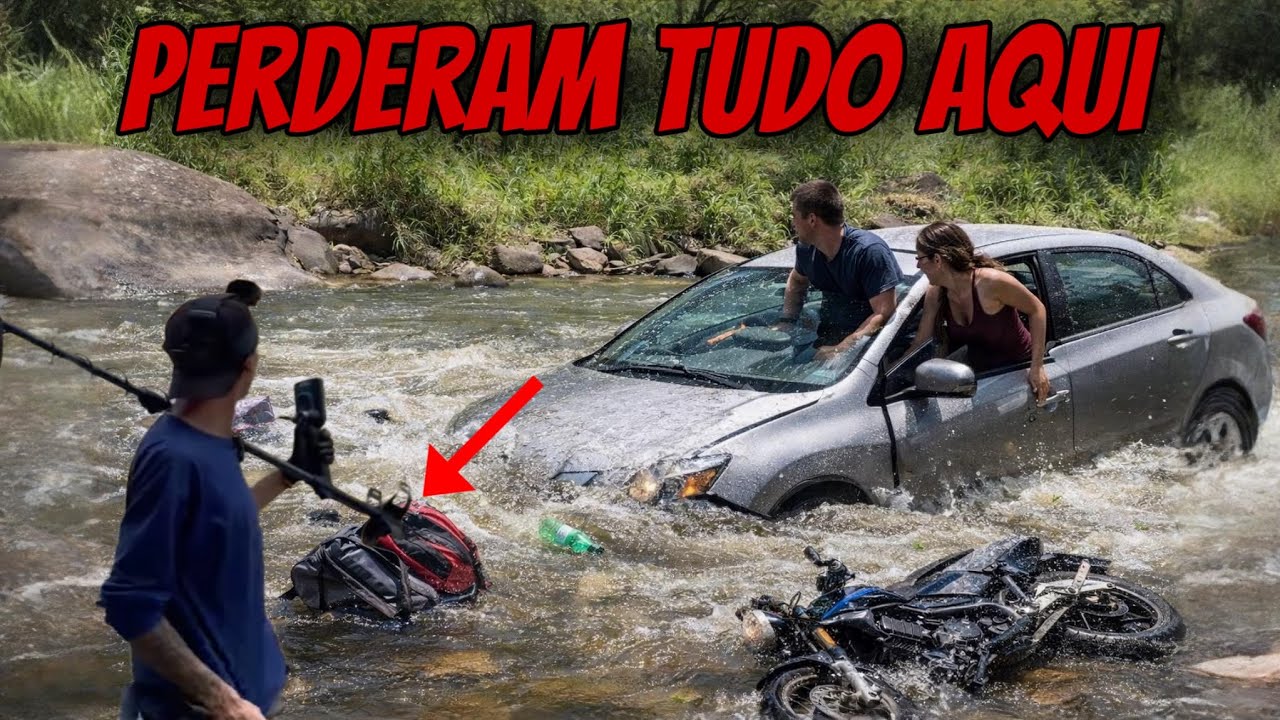 Fomos em buscas dos pertences das pessoas que foram arrastadas nessa ponte do rio São João