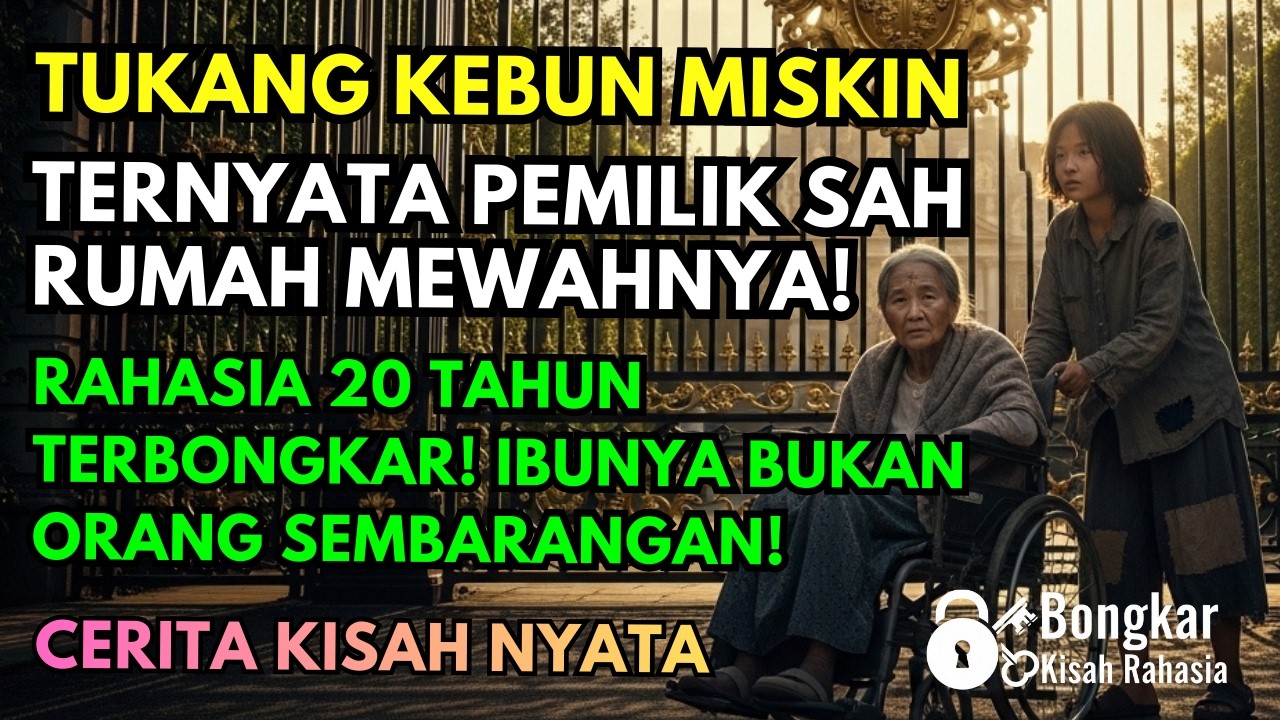 TUKANG KEBUN MISKIN INI TERNYATA PEMILIK SAH RUMAH MEWAHNYA!