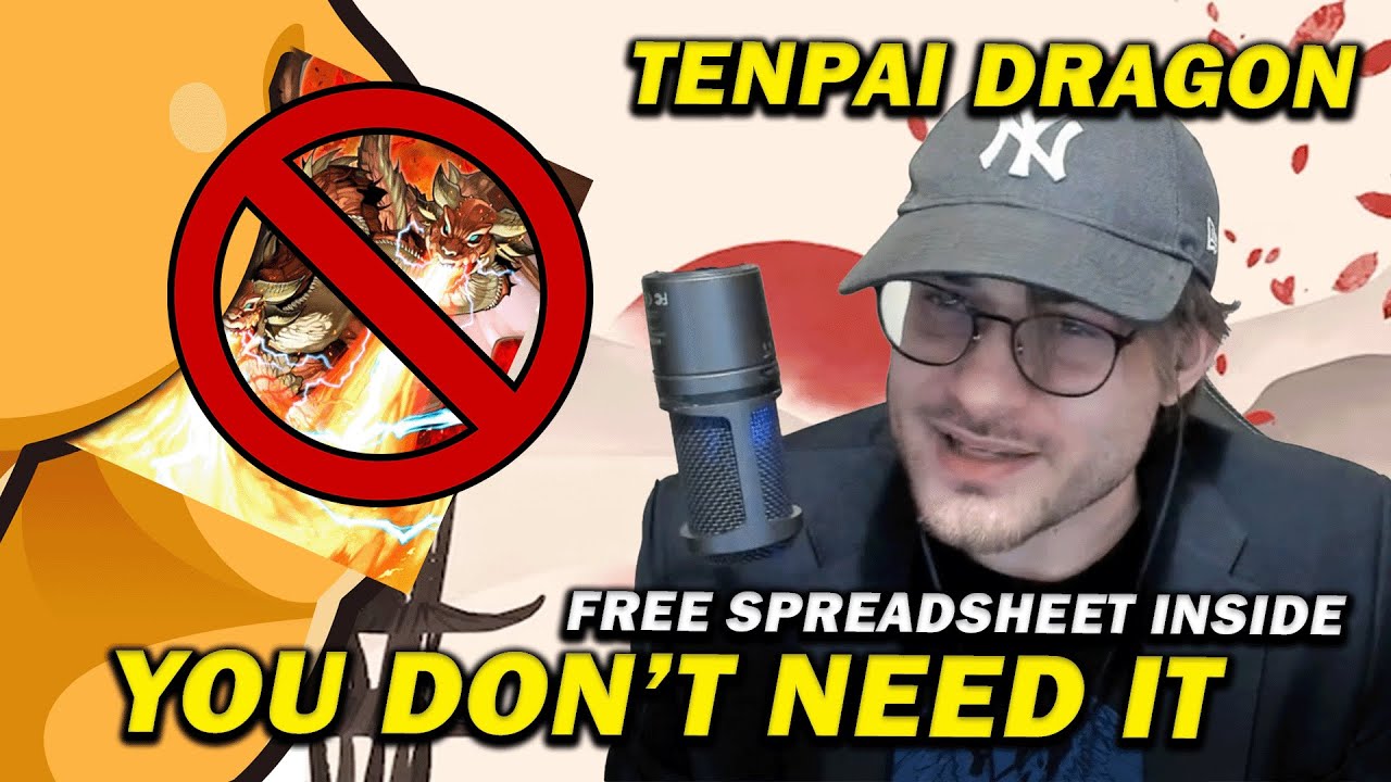 Trident Dragion IS NOT needed in Tenpai Dragon: Decklist, Combos and Spreadsheet #yugioh #yugiohtcg