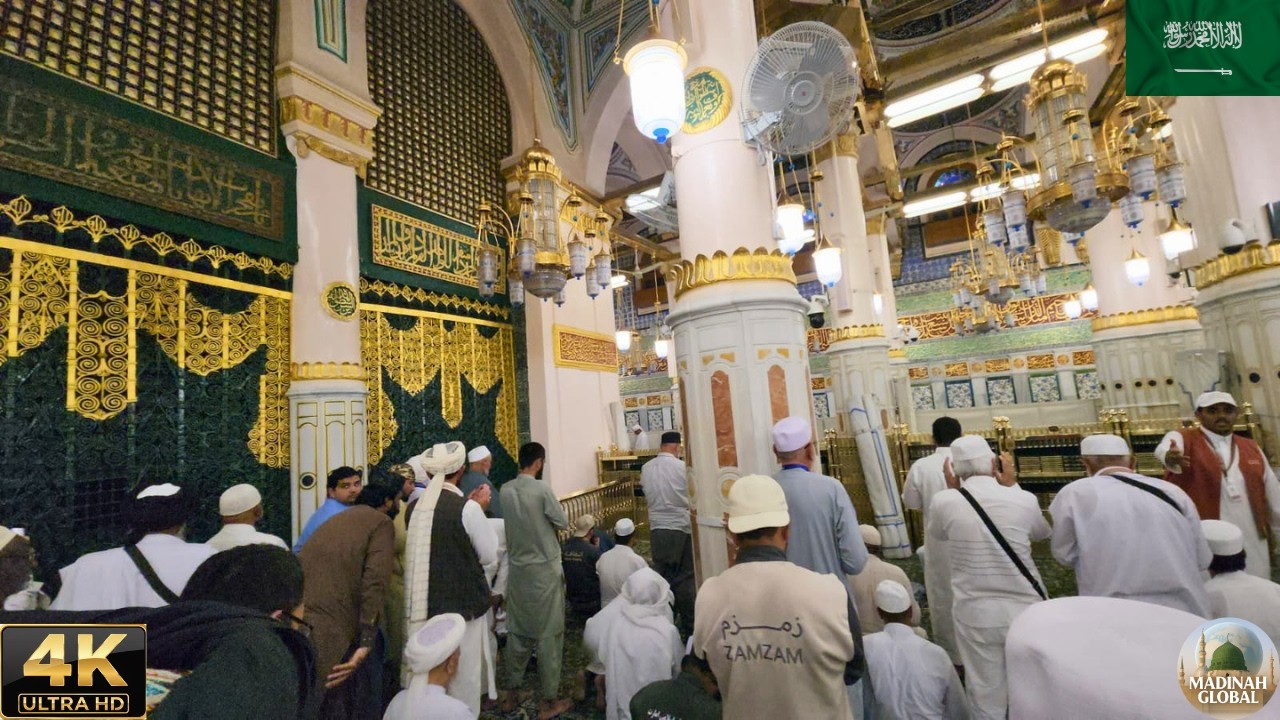 POV: Full Walking Tour Of Al Rawdah Al Sharifah & Al Masjid An Nabawi Madinah 4K