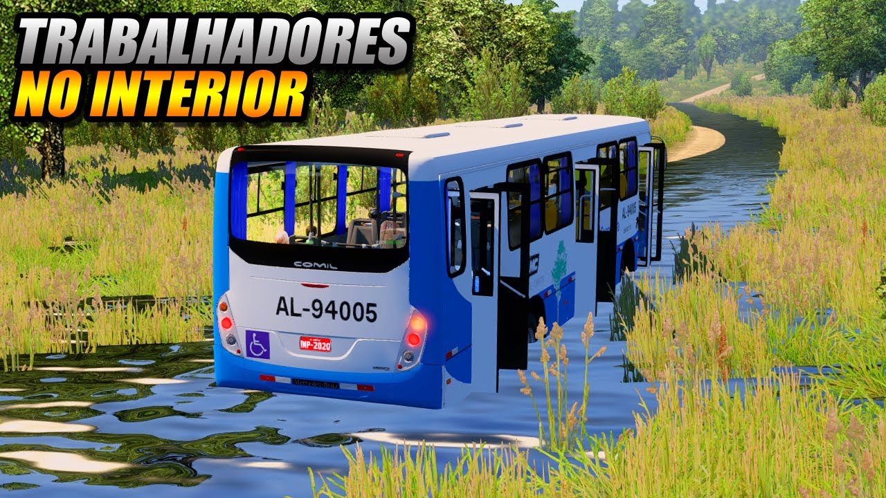 ESTRADA ALAGADA NA TRANSAMZONICA !!! EURO TRUCK SIMULATOR 2 MOD BUS - G27