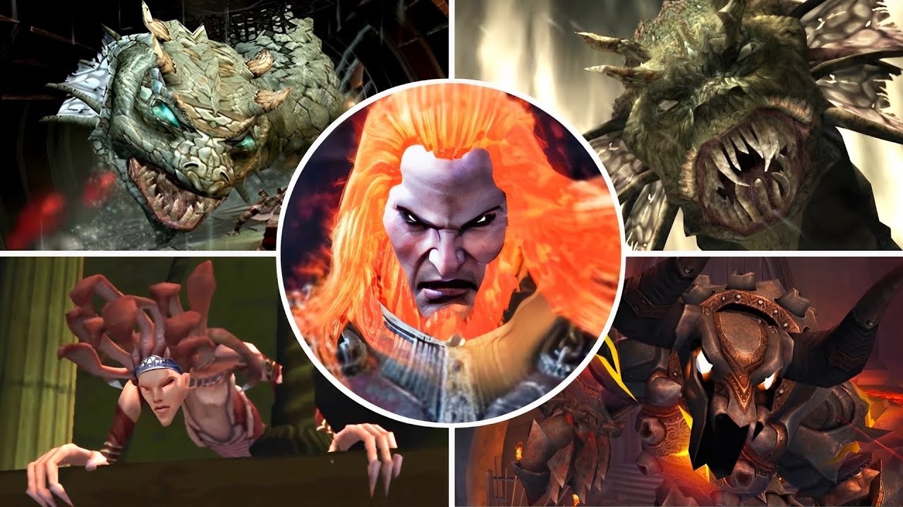 God of War 1 - Все боссы