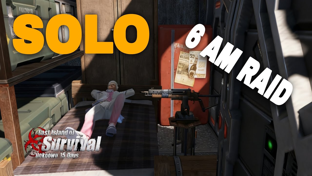 They tried to off raid me but they failed - Last Island of Survival 