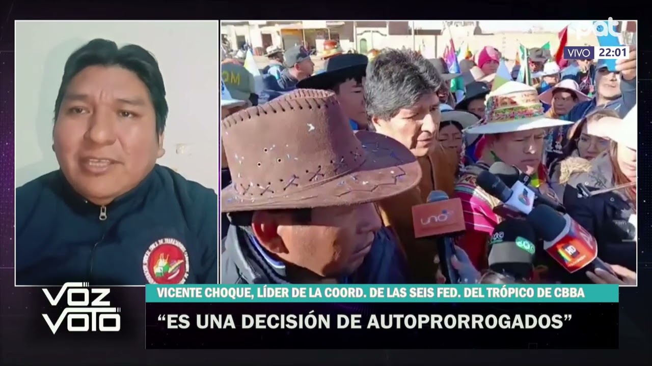 Vicente Choque, dirigente campesino afín a Evo Morales